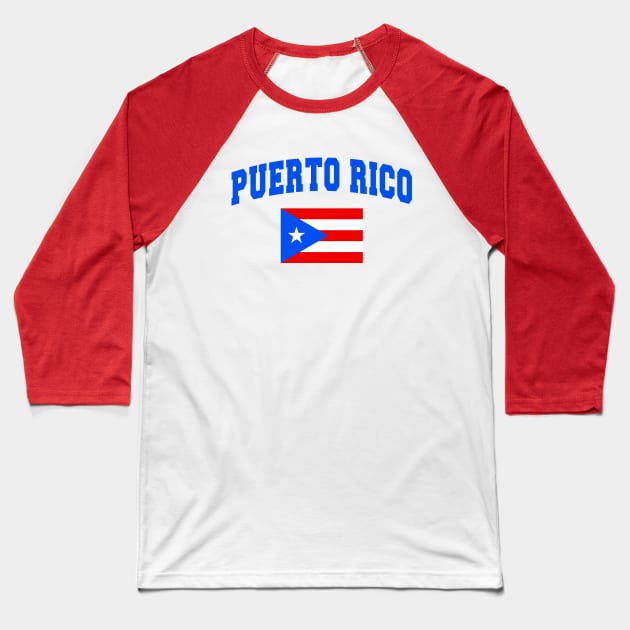 Puerto Rico Proud Puerto Rican Pride Boricua Strong Baseball T-Shirt by PuertoRicoShirts